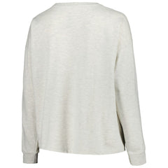 Atlanta Braves Profile Women's Plus Size French Terry Pullover Sweatshirt - MLB Pullover