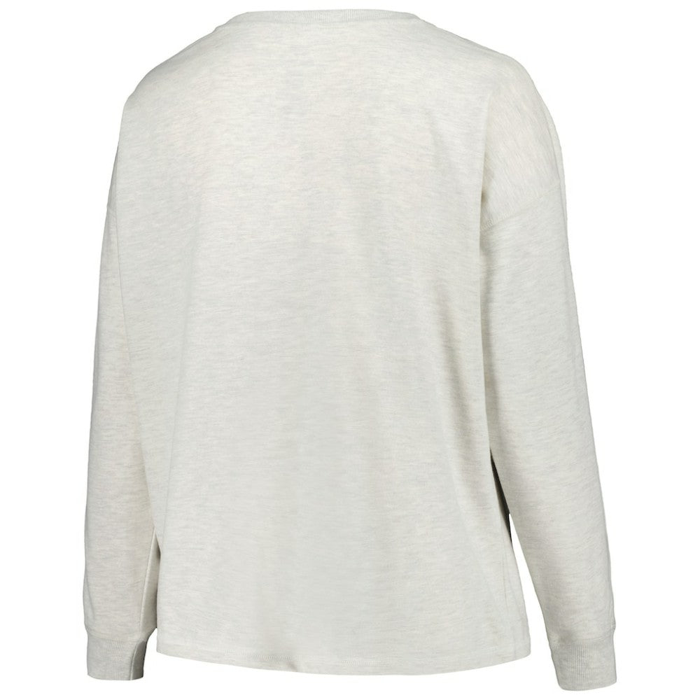 Houston Astros Profile Women's Plus Size French Terry Pullover Sweatshirt - MLB Pullover