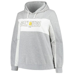 Profile San Diego Padres Women's Plus Size Pullover Hoodie - MLB Hoodies