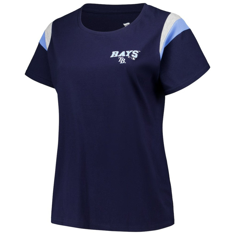 Tampa Bay Rays Profile Women's Plus Size Scoop Neck T-Shirt - MLB T-shirts
