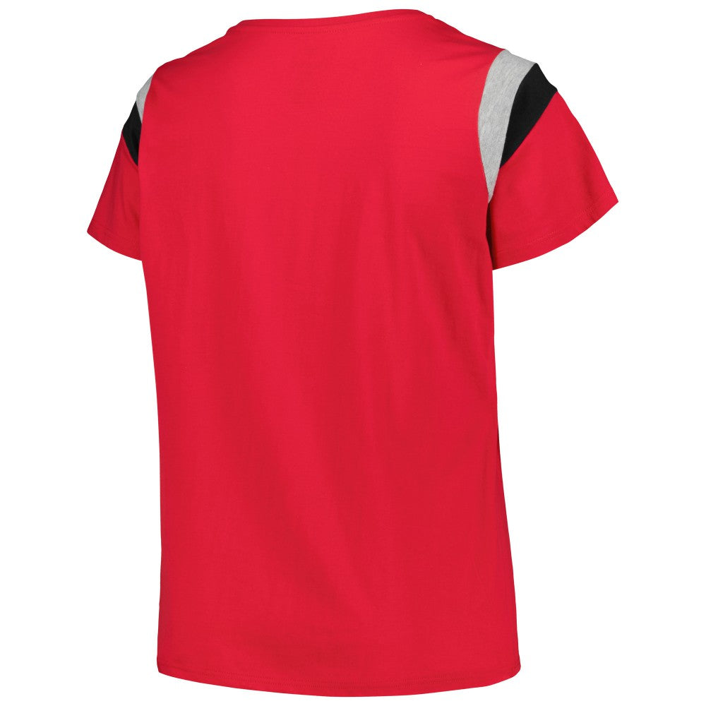 St. Louis Cardinals Profile Women's Plus Size Scoop Neck T-Shirt - MLB T-shirts