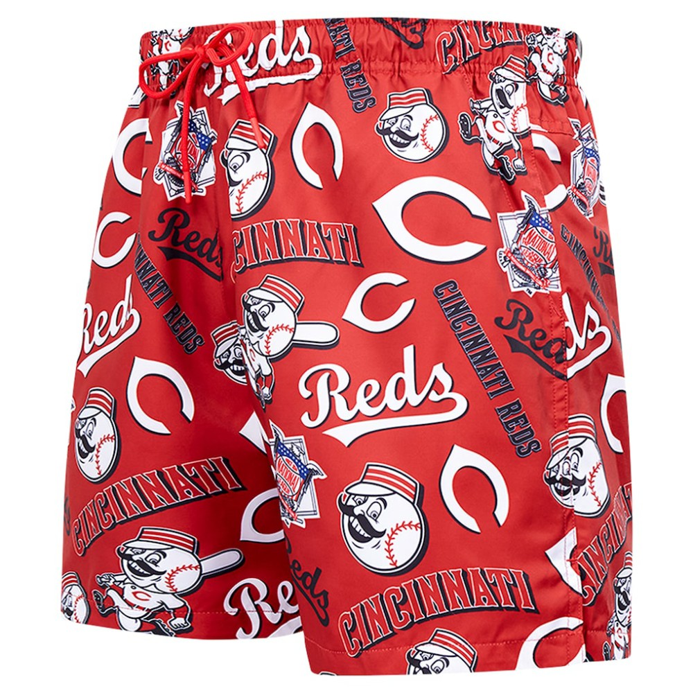 Cincinnati Reds Pro Standard Toss Logo Woven Shorts - MLB Shorts