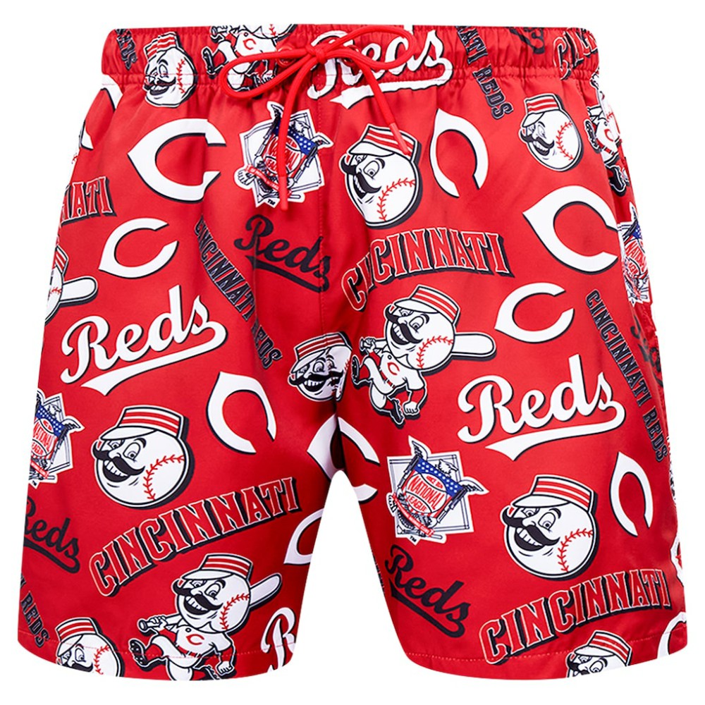 Cincinnati Reds Pro Standard Toss Logo Woven Shorts - MLB Shorts