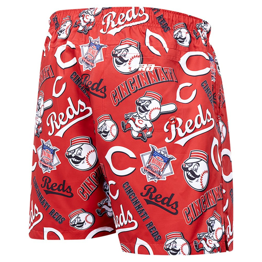 Cincinnati Reds Pro Standard Toss Logo Woven Shorts - MLB Shorts