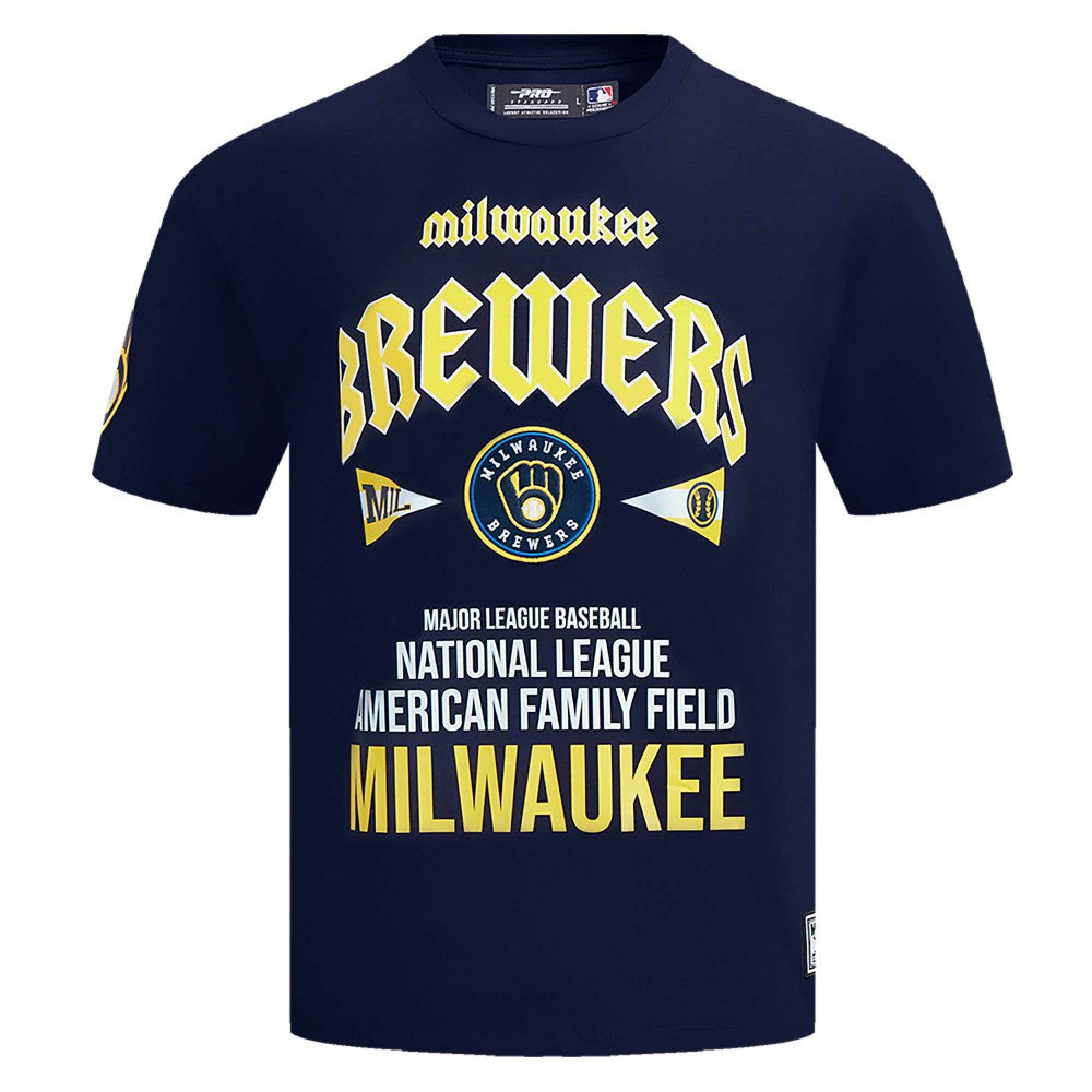 Milwaukee Brewers Pro Standard Oversized City Tour T-Shirt - MLB T-shirts