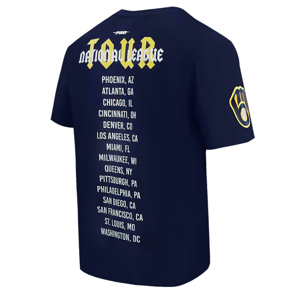 Milwaukee Brewers Pro Standard Oversized City Tour T-Shirt - MLB T-shirts