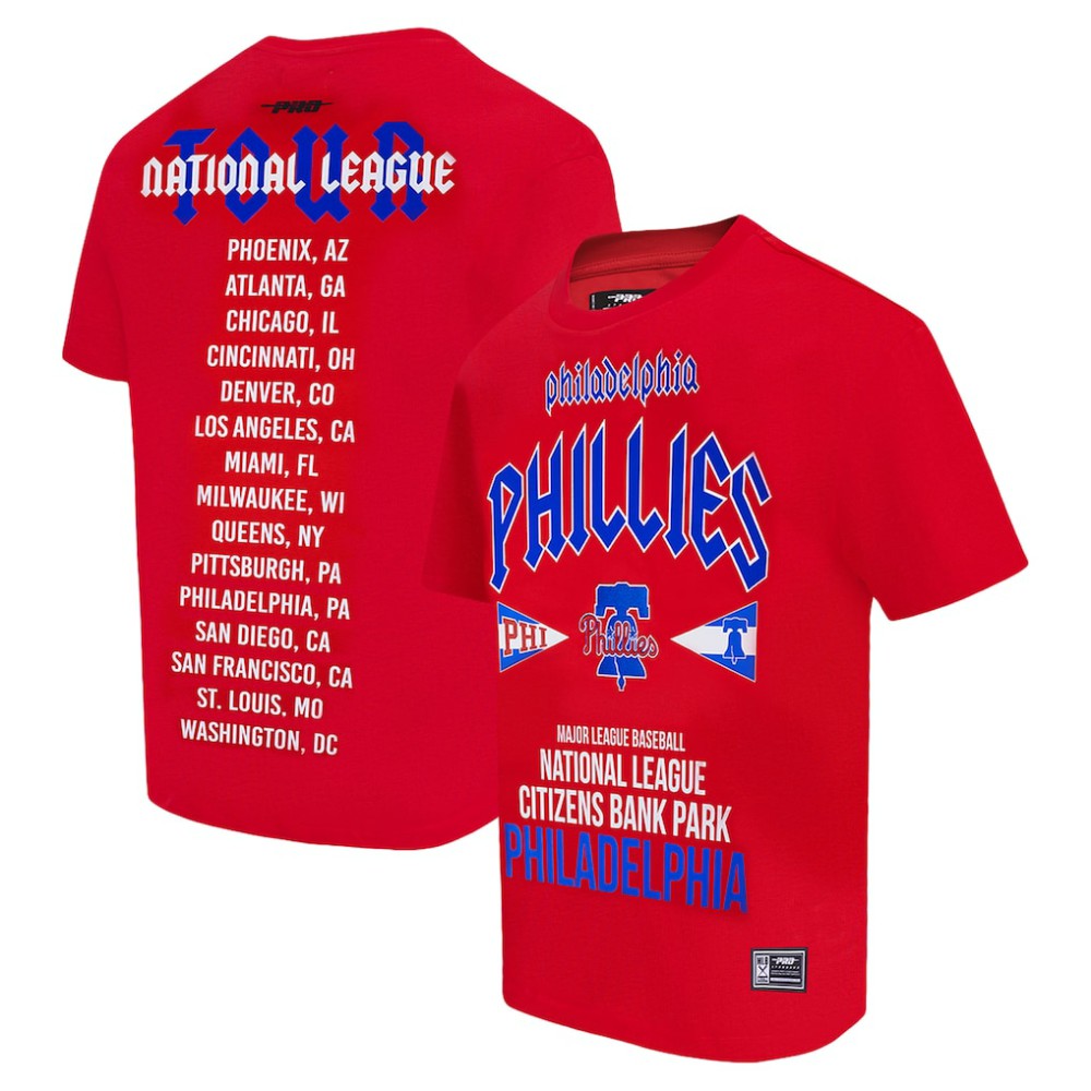 Philadelphia Phillies Pro Standard Oversized City Tour T-Shirt - MLB T-shirts