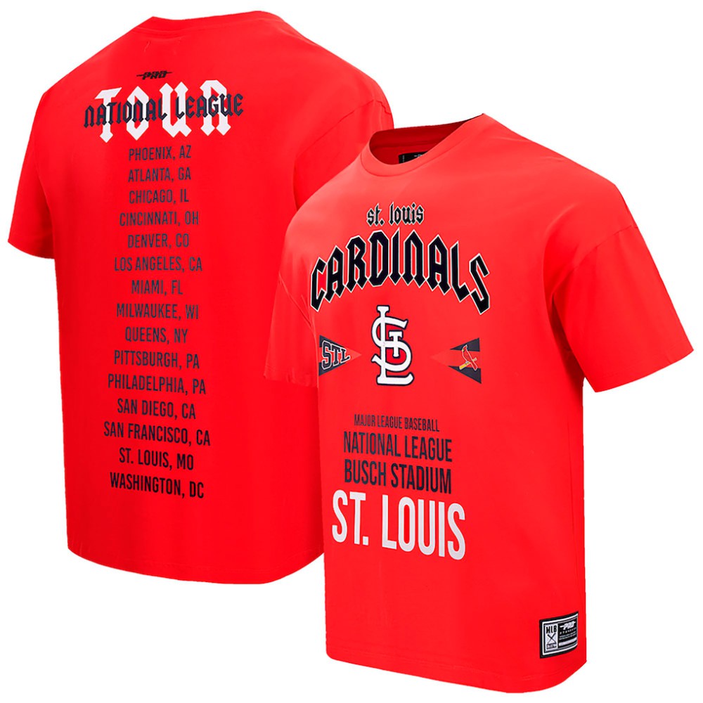 St. Louis Cardinals Pro Standard Oversized City Tour T-Shirt - MLB T-shirts