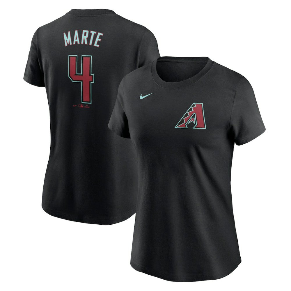 Ketel Marte Arizona Diamondbacks Nike Women's 2024 Fuse Name & Number T-Shirt - MLB T-shirts