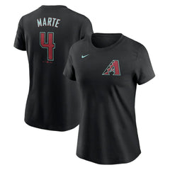 Ketel Marte Arizona Diamondbacks Nike Women's 2024 Fuse Name & Number T-Shirt - MLB T-shirts