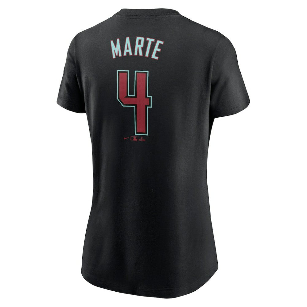 Ketel Marte Arizona Diamondbacks Nike Women's 2024 Fuse Name & Number T-Shirt - MLB T-shirts