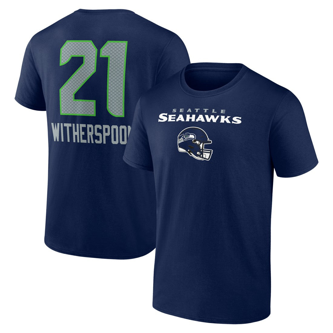 Seattle Seahawks Devon Witherspoon  Team Wordmark Player Name & Number T-Shirt | NFL Hot
