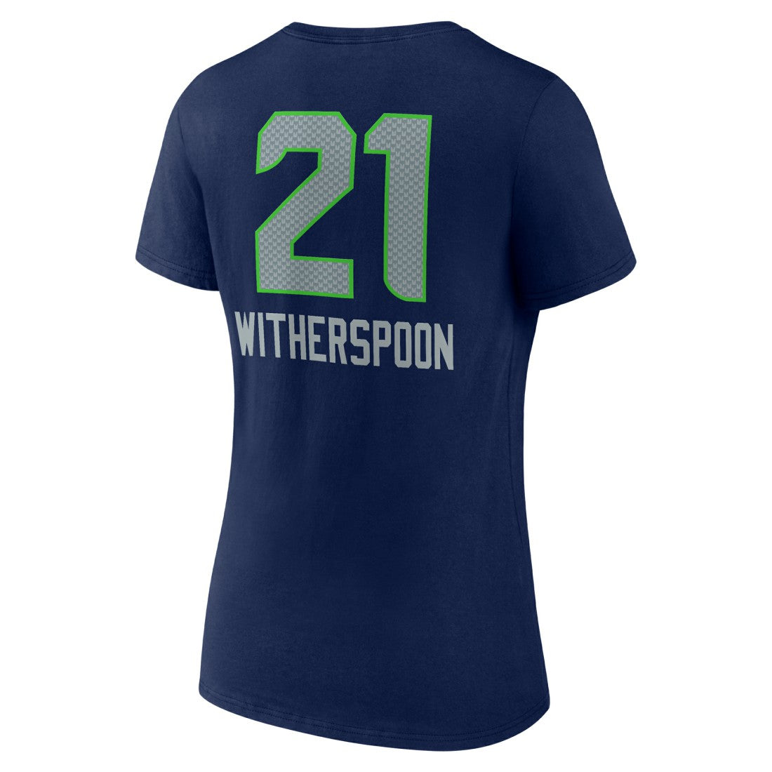 Seattle Seahawks Devon Witherspoon  Women's Team Wordmark Player Name & Number V-Neck T-Shirt | NFL Hot