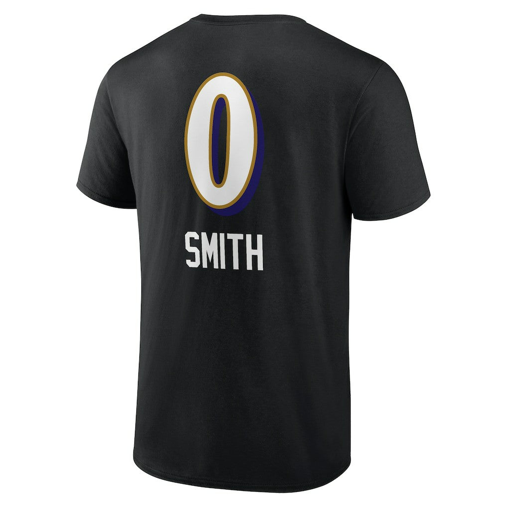 Baltimore Ravens Roquan Smith  Team Wordmark Player Name & Number T-Shirt | NFL Sale