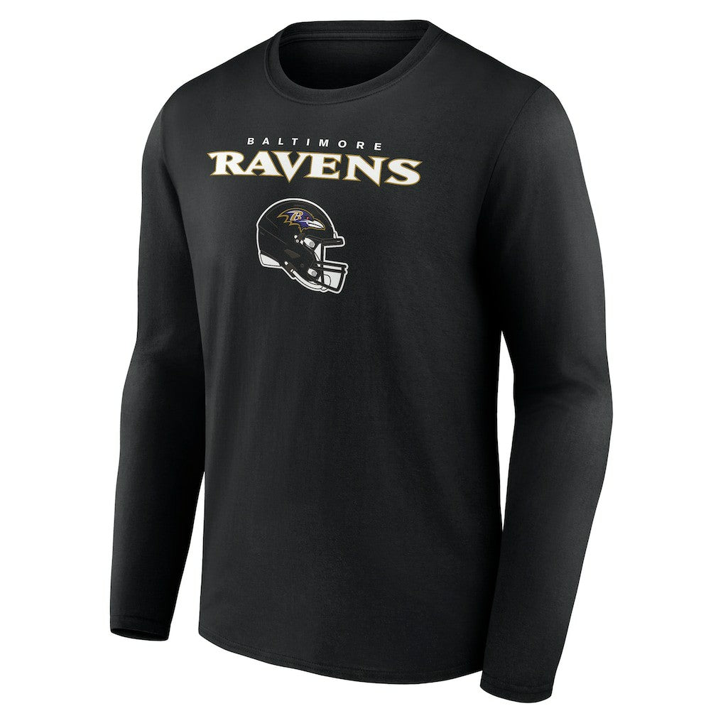 Baltimore Ravens Kyle Hamilton  Team Wordmark Player Name & Number Long Sleeve T-Shirt | NFL US