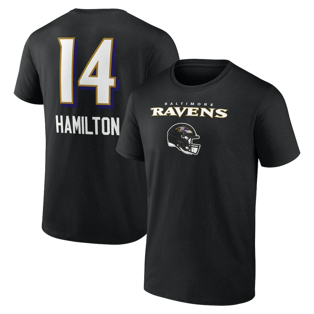 Baltimore Ravens Kyle Hamilton  Team Wordmark Player Name & Number T-Shirt | NFL Online