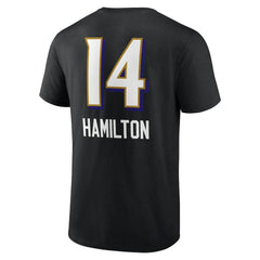 Baltimore Ravens Kyle Hamilton  Team Wordmark Player Name & Number T-Shirt | NFL Online