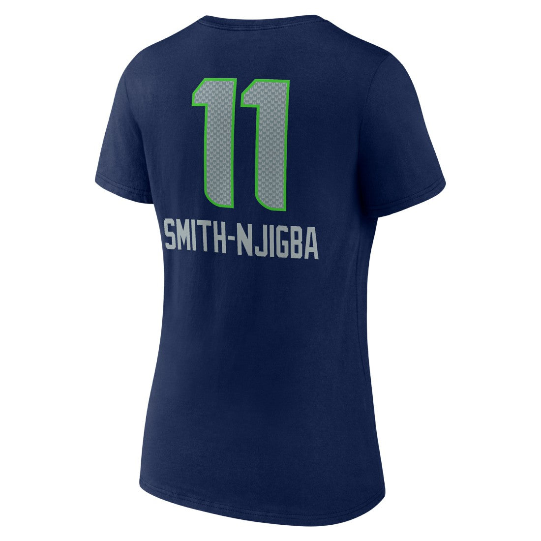 Seattle Seahawks Jaxon Smith-Njigba  Women's Team Wordmark Player Name & Number V-Neck T-Shirt | NFL US