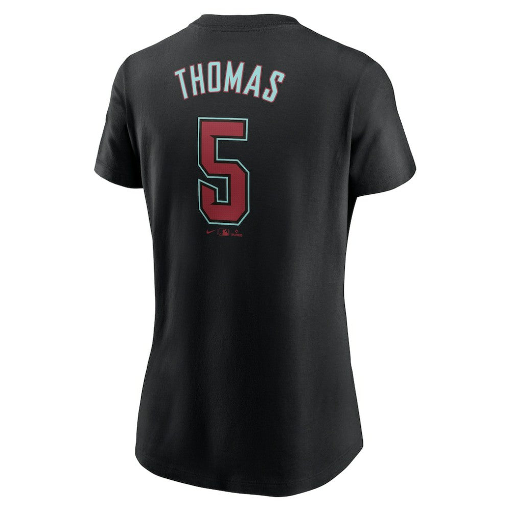 Alek Thomas Arizona Diamondbacks Nike Women's 2024 Fuse Name & Number T-Shirt - MLB T-shirts