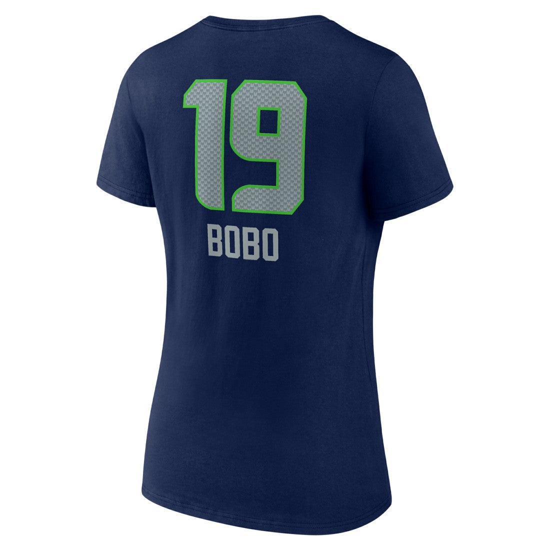 Seattle Seahawks Jake Bobo  Women's Team Wordmark Player Name & Number V-Neck T-Shirt | NFL Online