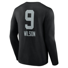 Las Vegas Raiders Tyree Wilson  Team Wordmark Player Name & Number Long Sleeve T-Shirt | NFL On sale