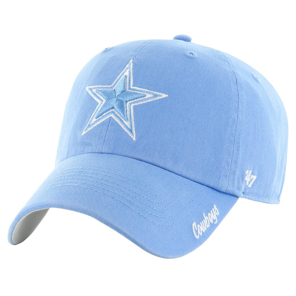 Dallas Cowboys '47 Women's Luminance Cheer Clean Up Adjustable Hat | NFL Outlet