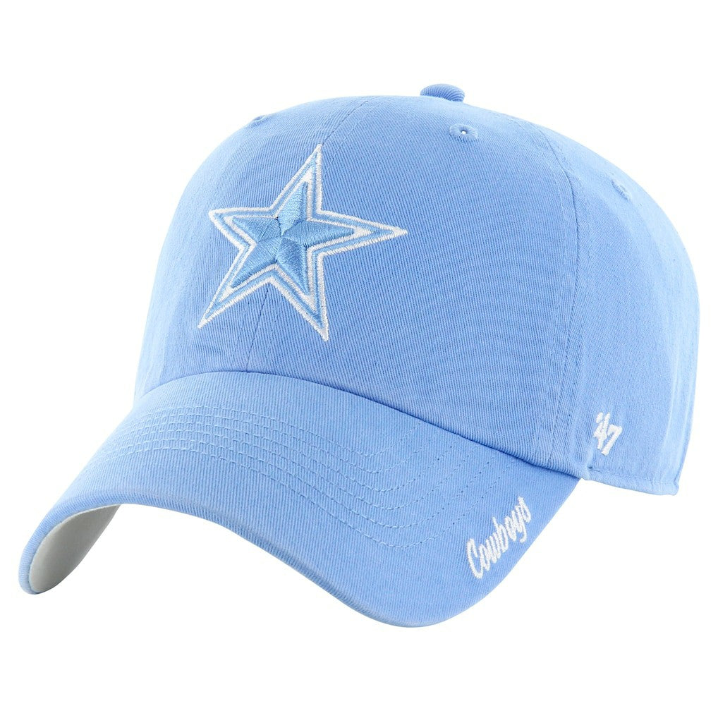 Dallas Cowboys '47 Women's Luminance Cheer Clean Up Adjustable Hat | NFL Outlet