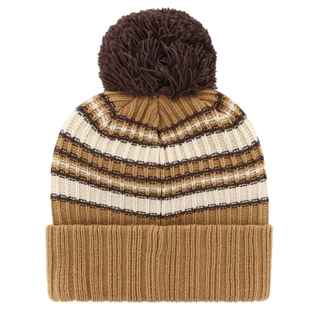 Dallas Cowboys '47 Women's Espresso Cuffed Knit Hat with Pom | NFL Near me
