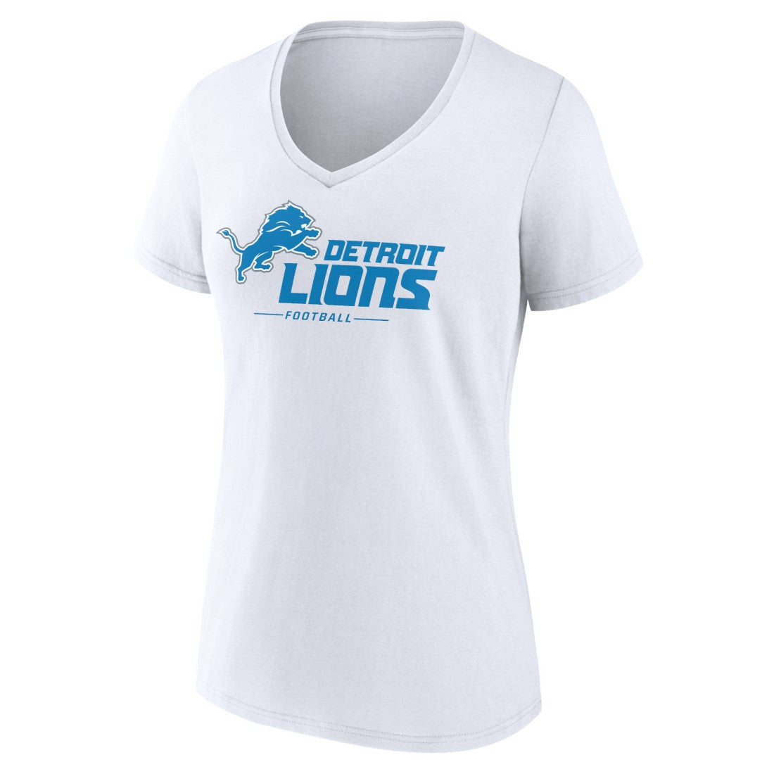 Detroit Lions Women's Lock Up V-Neck T-Shirt | NFL Discount