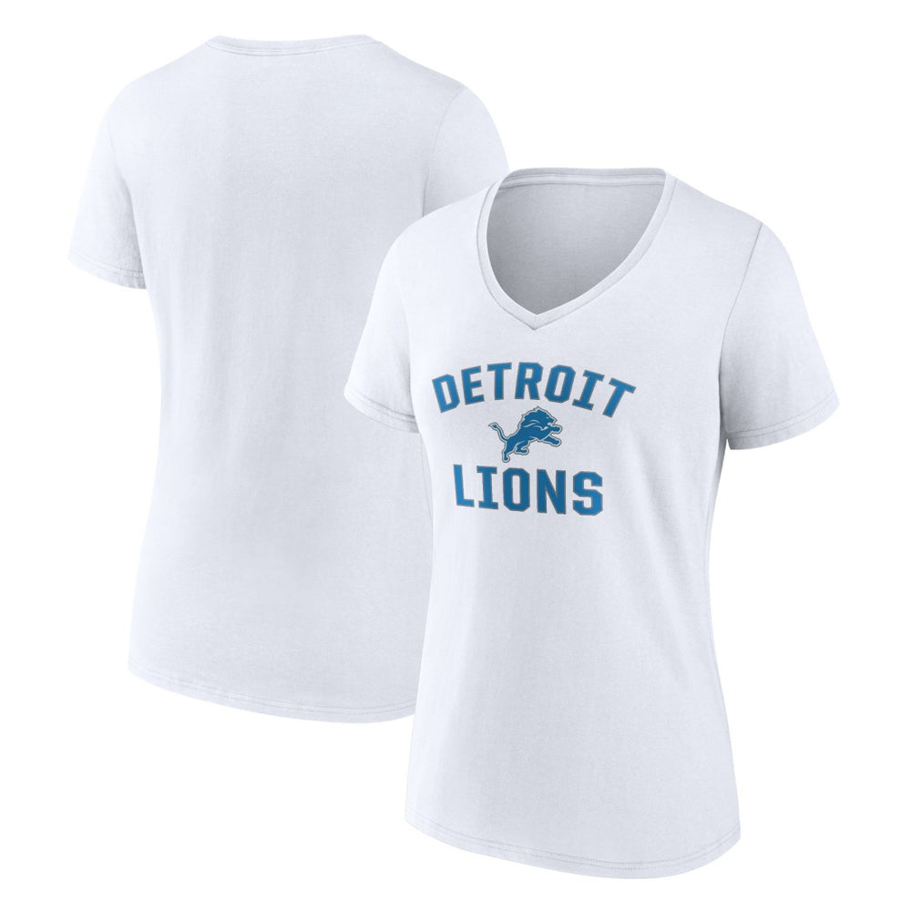 Detroit Lions Women's Victory Arch V-Neck T-Shirt | NFL Discount