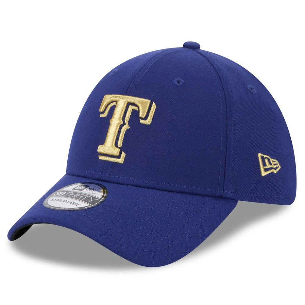 Texas Rangers New Era 2024 Gold Collection 39THIRTY Flex Hat - MLB Hats