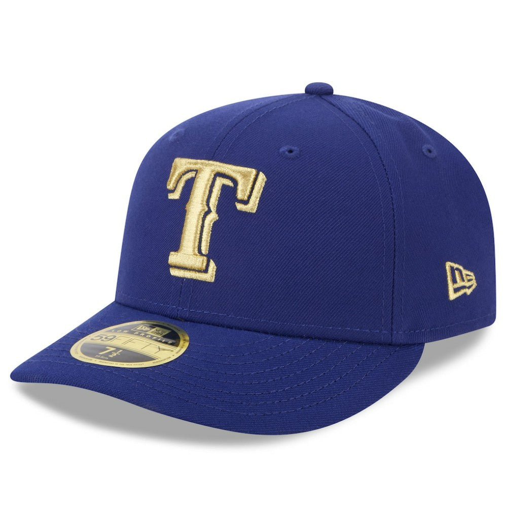 Texas Rangers New Era 2024 Gold Collection Low Profile 59FIFTY Fitted Hat - MLB Hats