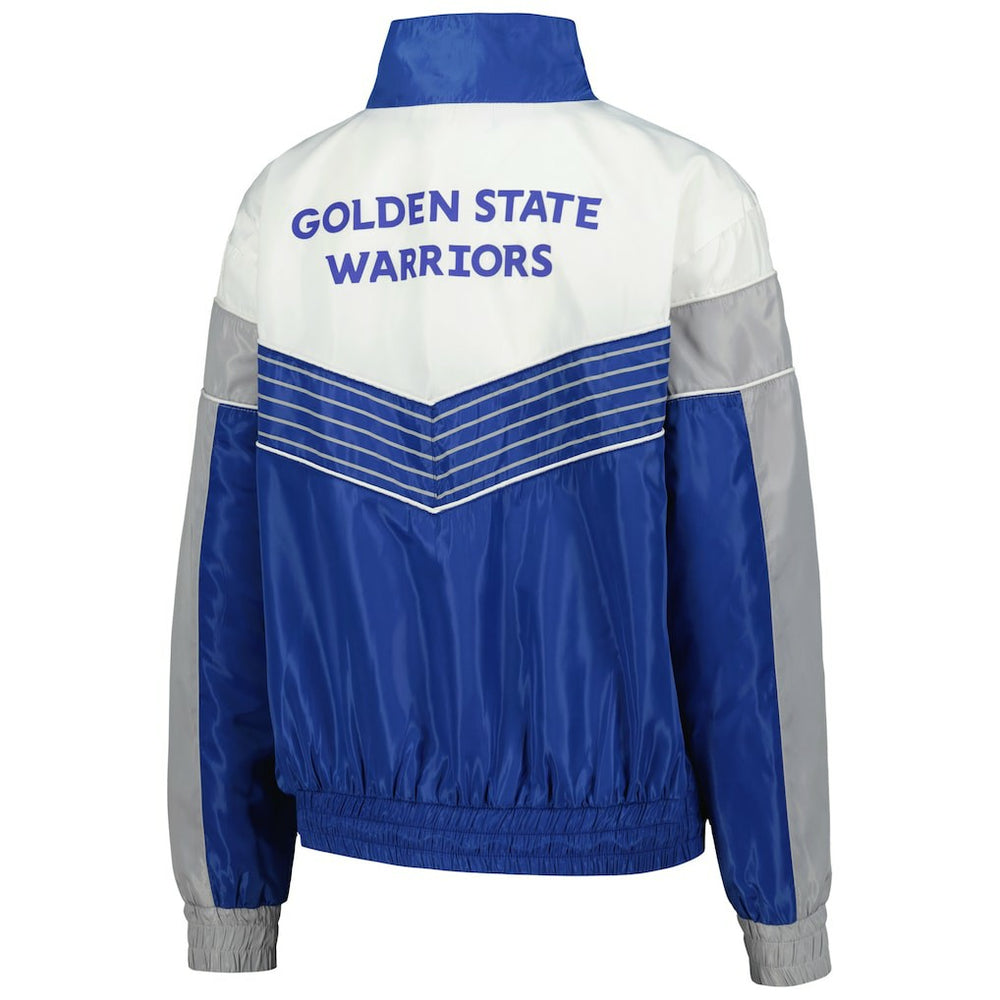 Royal Golden State Warriors The Wild Collective Women's Courtside Half-Zip Track Jacket sale | NBA