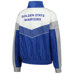 Royal Golden State Warriors The Wild Collective Women's Courtside Half-Zip Track Jacket sale | NBA