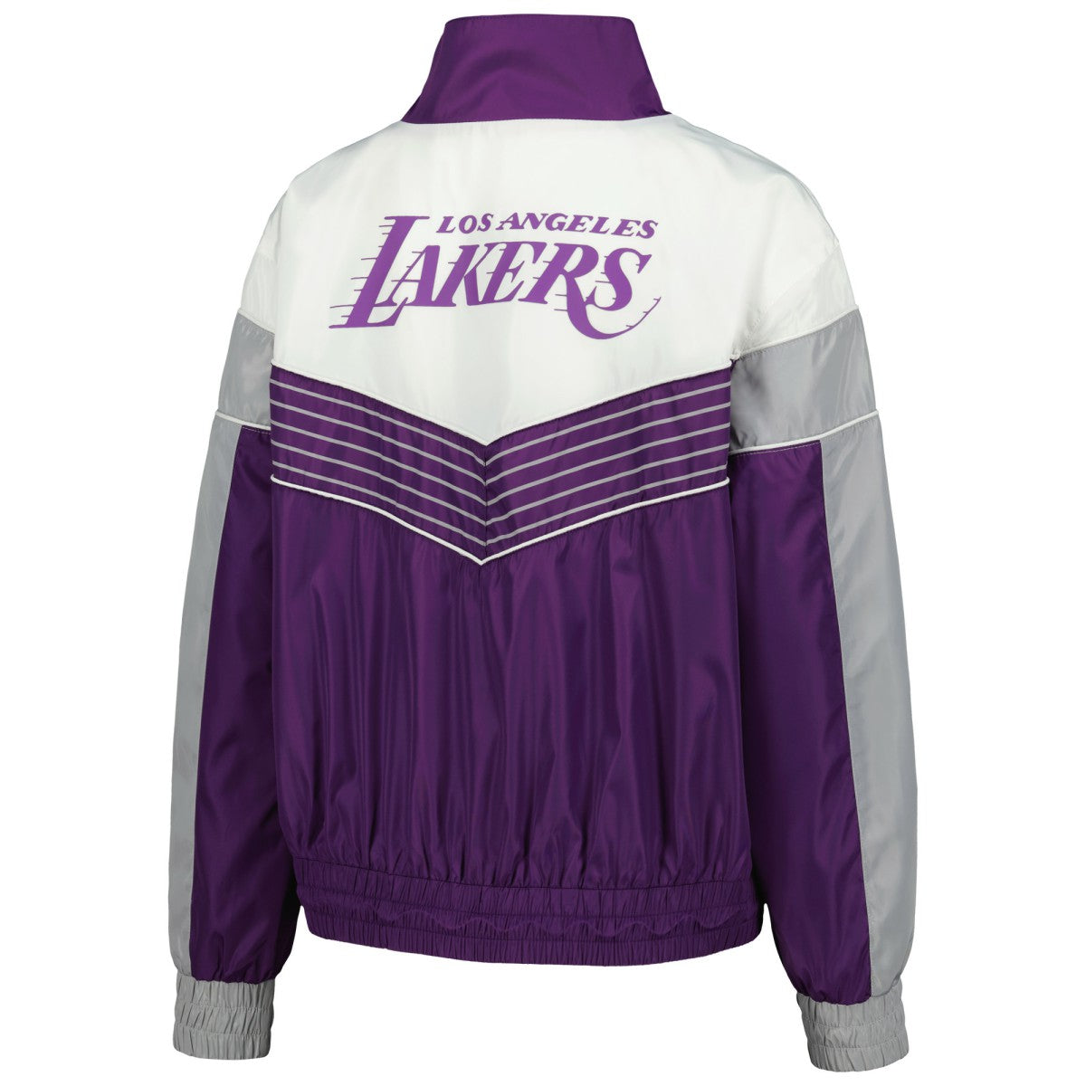 Purple Los Angeles Lakers The Wild Collective Women's Courtside Half-Zip Track Jacket | NBA