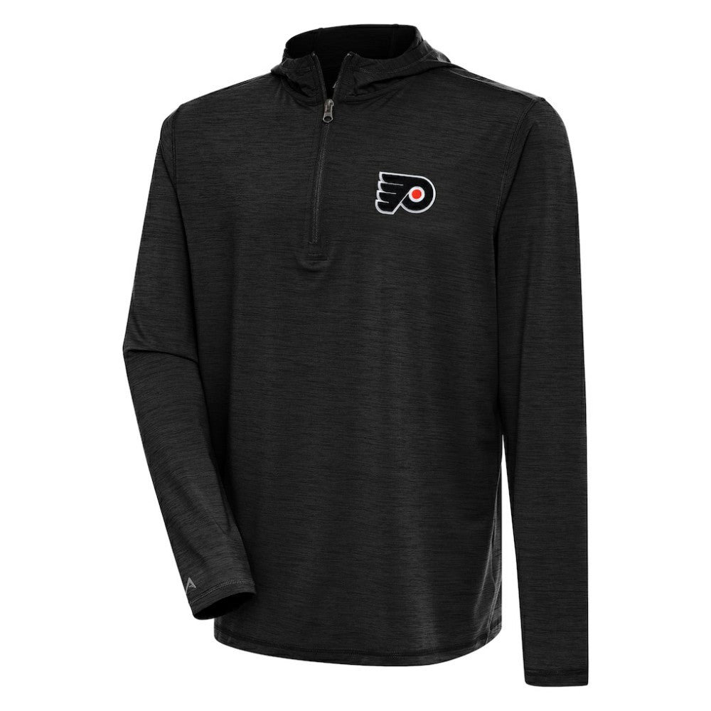 Philadelphia Flyers Antigua Tidy Quarter-Zip Pullover Hoodie -  NHL Hoodies