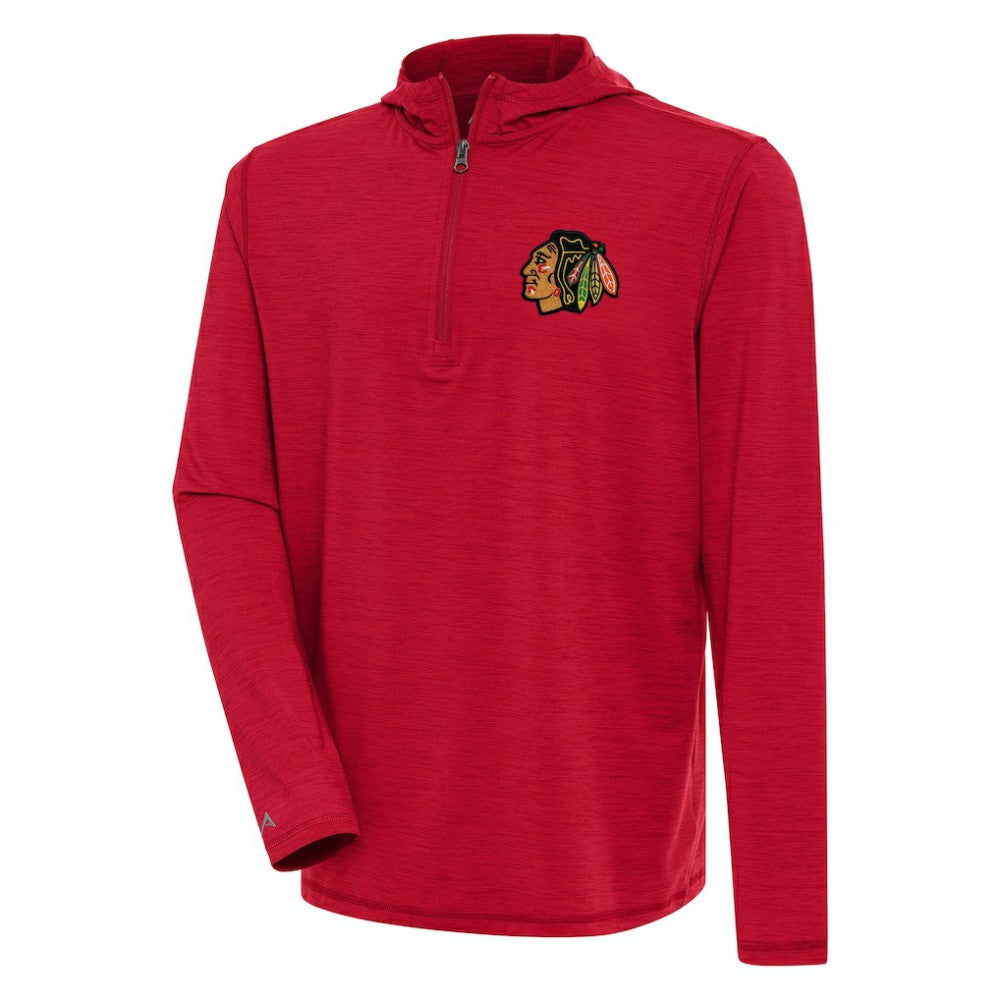 Chicago Blackhawks Antigua Tidy Quarter-Zip Pullover Hoodie -  NHL Hoodies