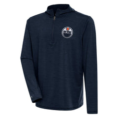 Edmonton Oilers Antigua Tidy Quarter-Zip Pullover Hoodie -  NHL Hoodies