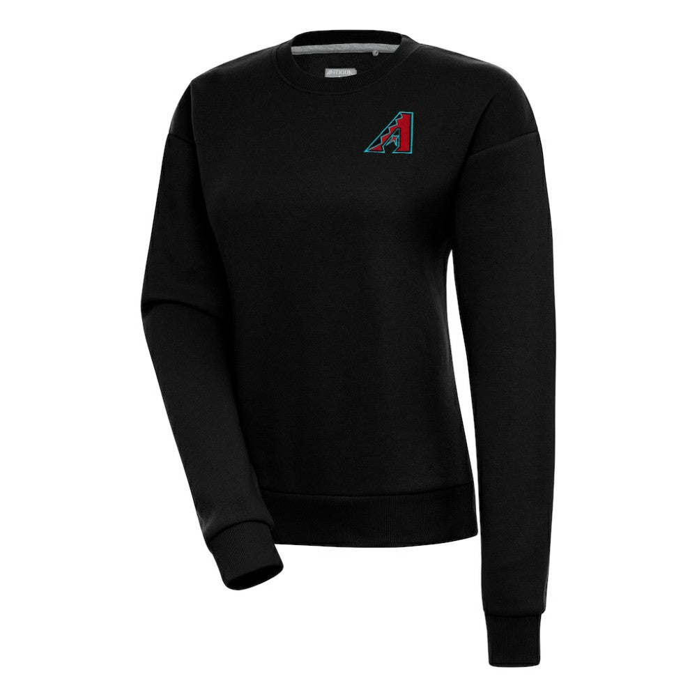Arizona Diamondbacks Antigua Women's  Victory Crewneck Pullover Sweatshirt – Black - MLB Pullover