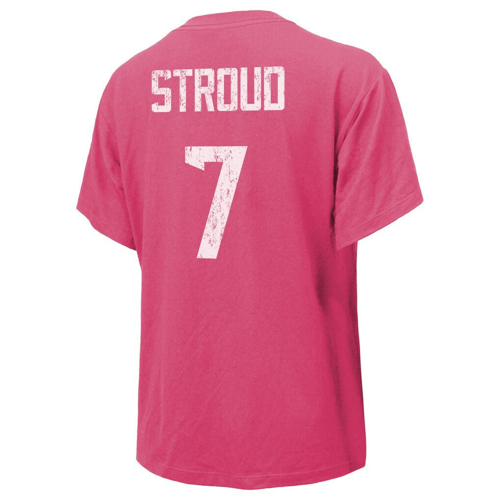 Houston Texans C.J. Stroud  Majestic Threads Women's Name & Number T-Shirt | NFL Online