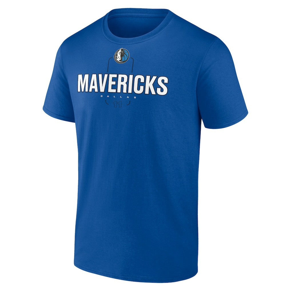 Blue Kyrie Irving Dallas Mavericks Behind The Back Name & Number T-Shirt sale | NBA