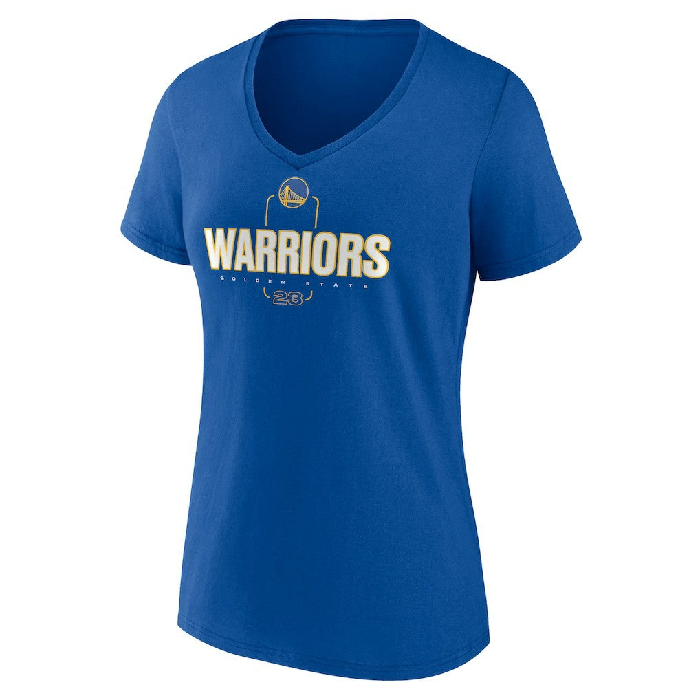 Royal Draymond Green Golden State Warriors Women's Behind The Back Name & Number V-Neck T-Shirt sale | NBA