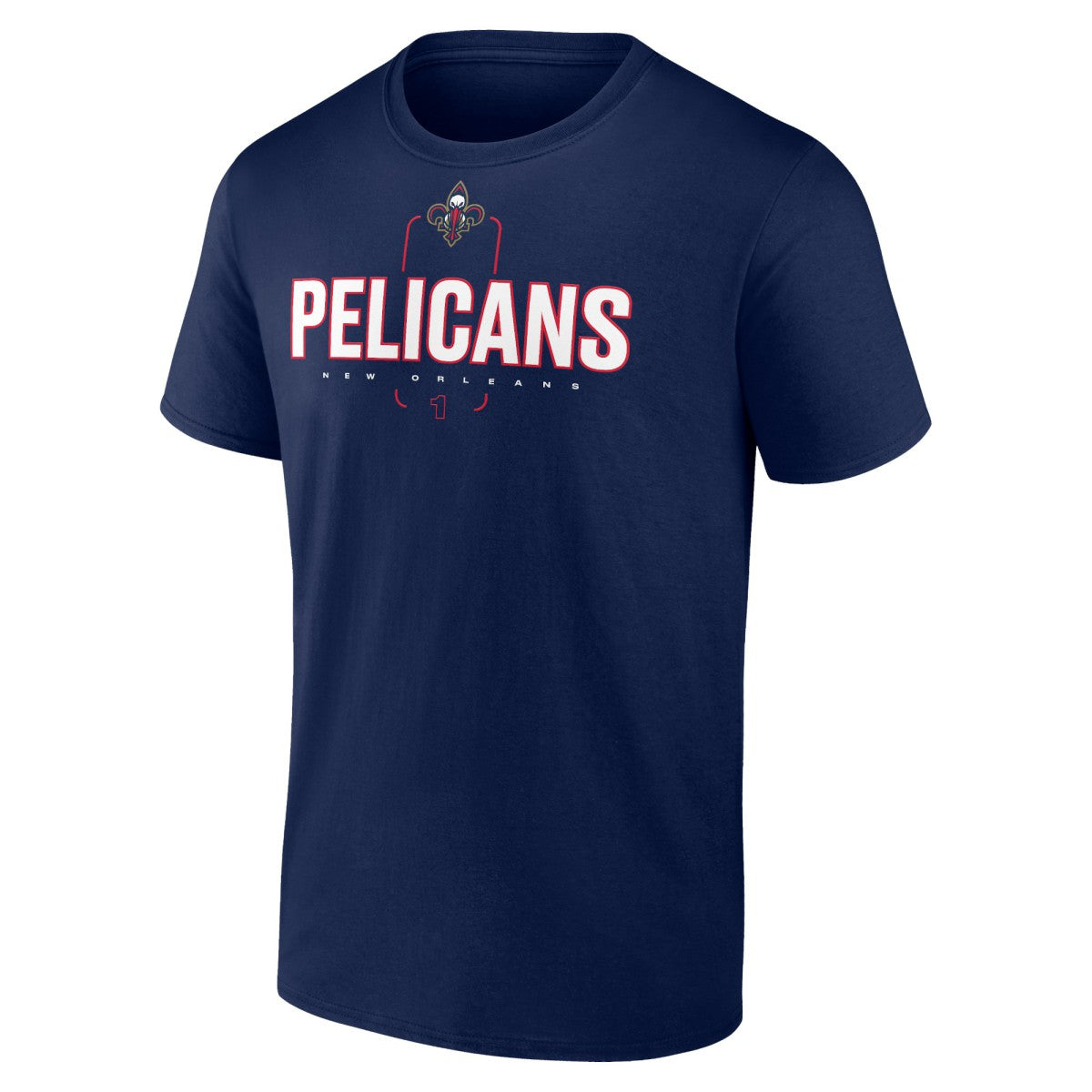Navy Zion Williamson New Orleans Pelicans Behind The Back Name & Number T-Shirt | NBA
