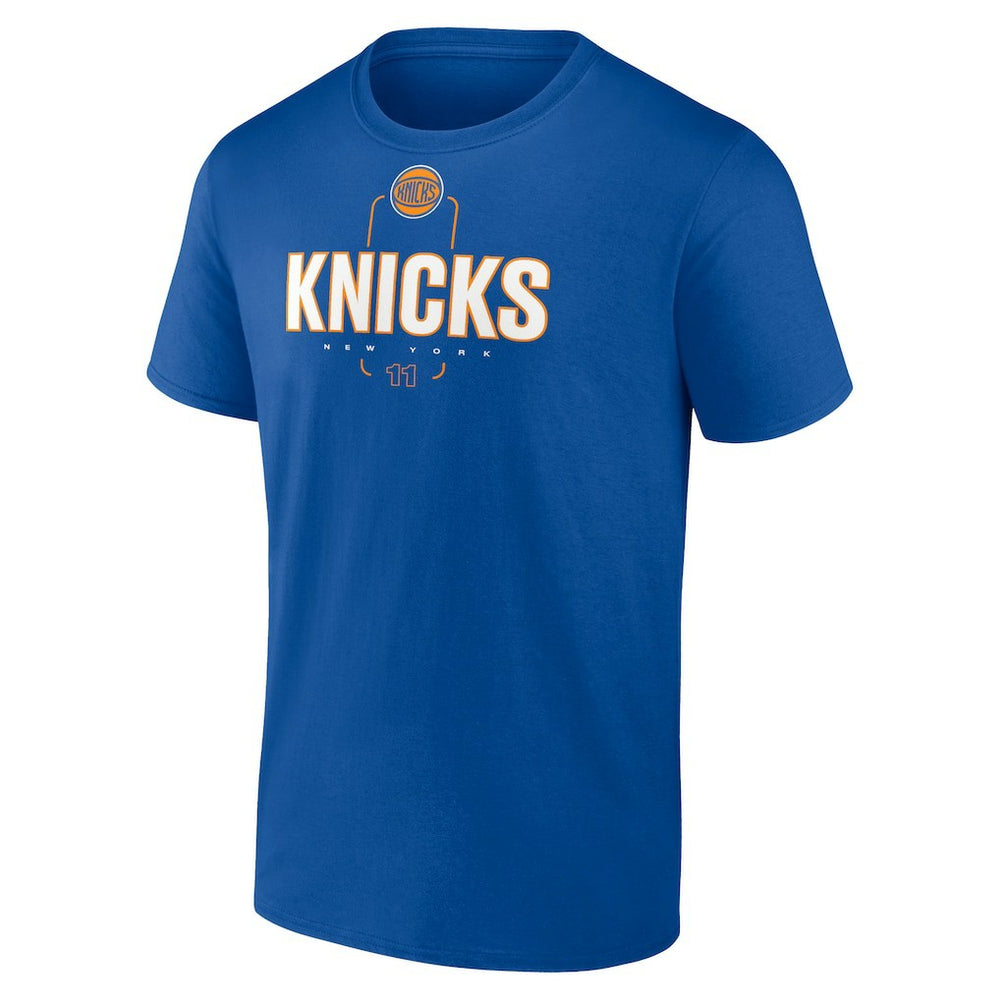 Blue Jalen Brunson New York Knicks Behind The Back Name & Number T-Shirt | NBA
