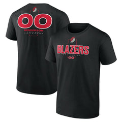 Black Scoot Henderson Portland Trail Blazers Behind The Back Name & Number T-Shirt | NBA