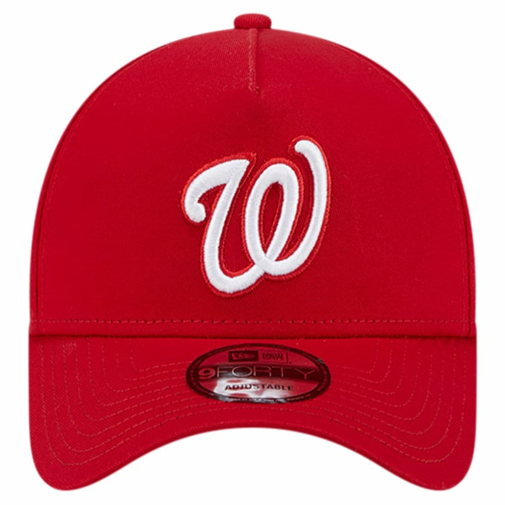Washington Nationals New Era Team Color A-Frame 9FORTY Adjustable Hat - MLB Hats