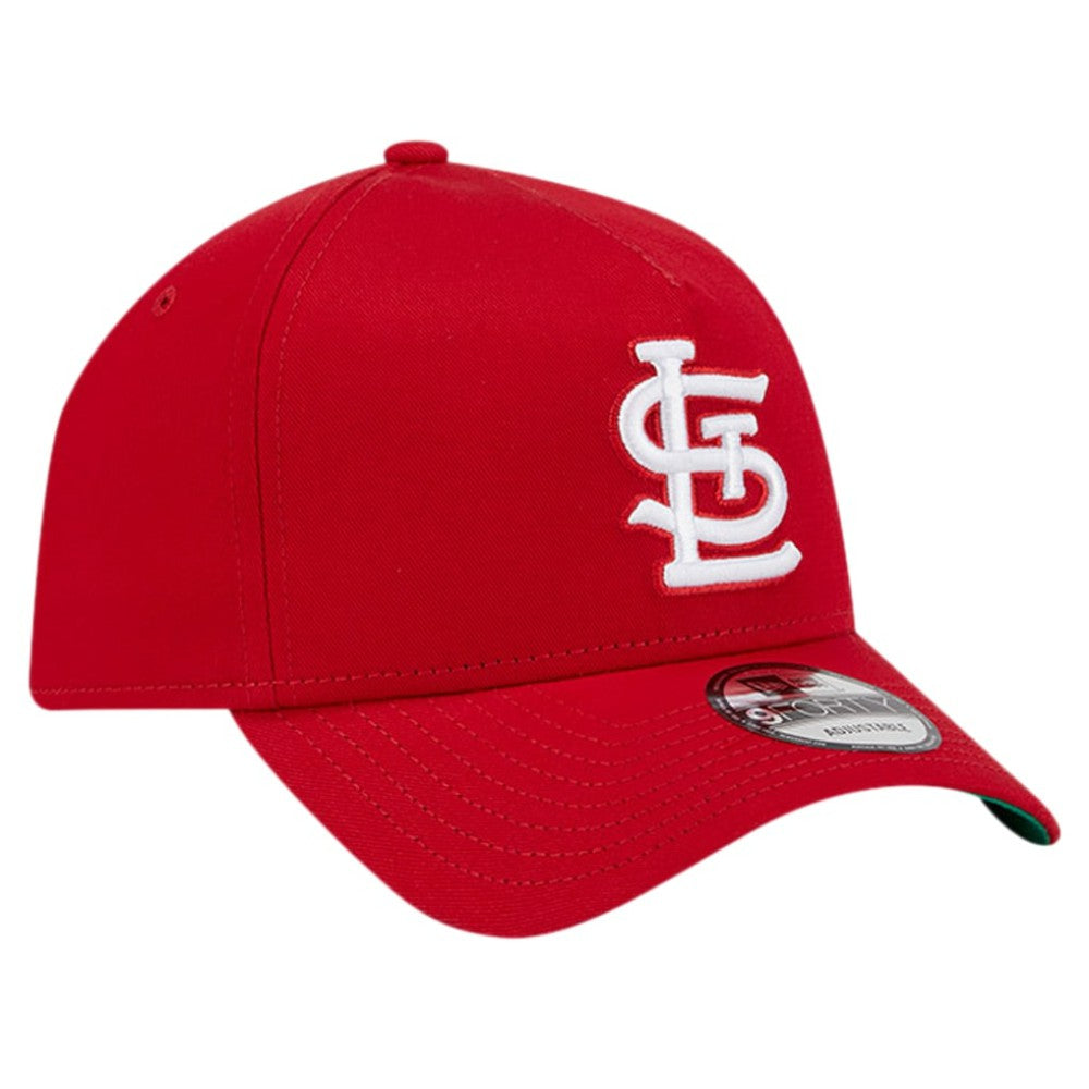 St. Louis Cardinals New Era Team Color A-Frame 9FORTY Adjustable Hat - MLB Hats