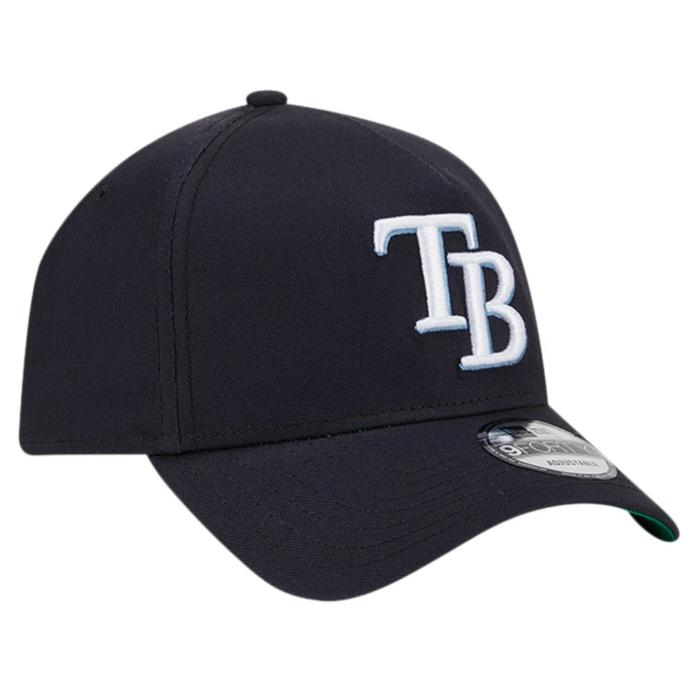 Tampa Bay Rays New Era Team Color A-Frame 9FORTY Adjustable Hat - MLB Hats