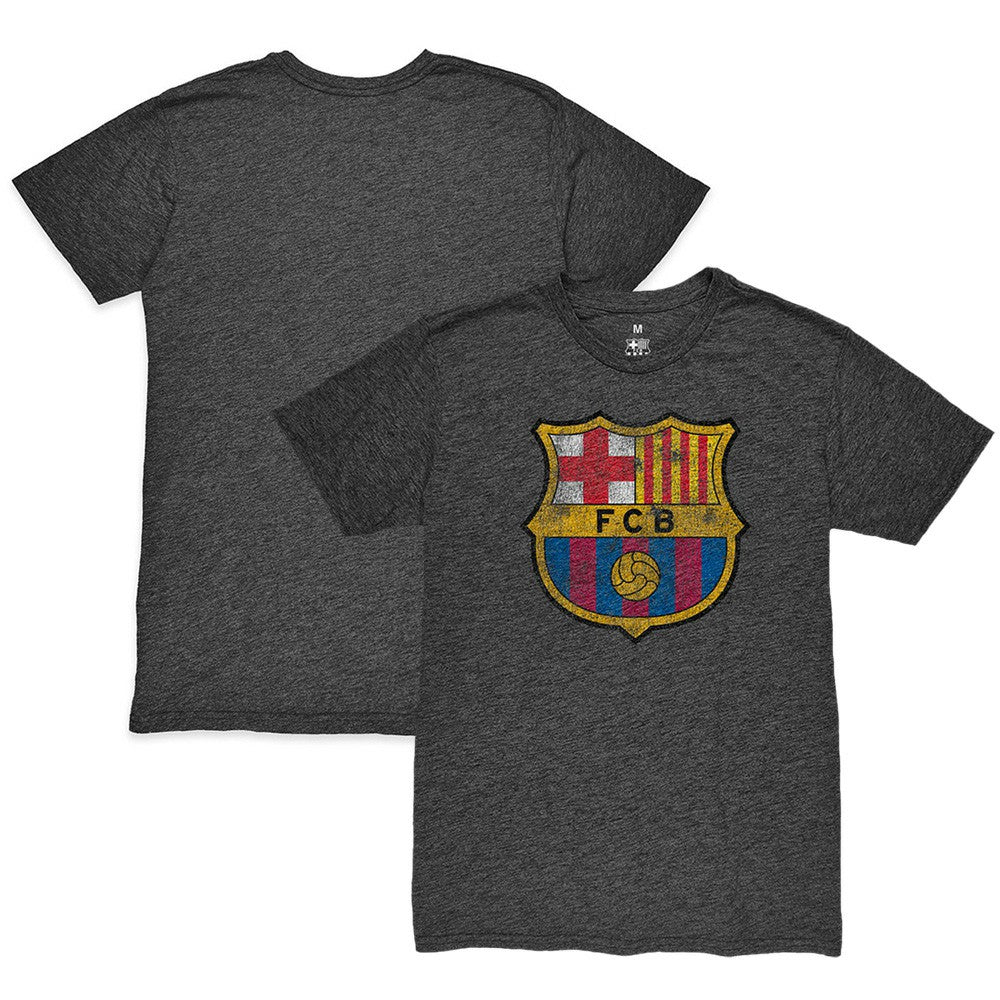 Barcelona 1863FC Color Crest Twisted Tri-Blend Slub T-Shirt