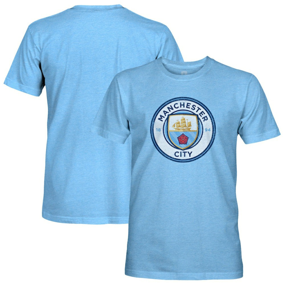 Manchester City 1863FC Color Crest Twisted Tri-Blend Slub T-Shirt